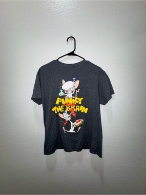 Warner Bros. Pinky and the Brain Graphic Tee - Charcoal